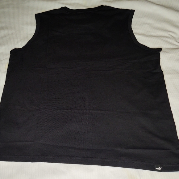 NEW Puma Logo Black Tank Top Size Large - Picture 4 of 4